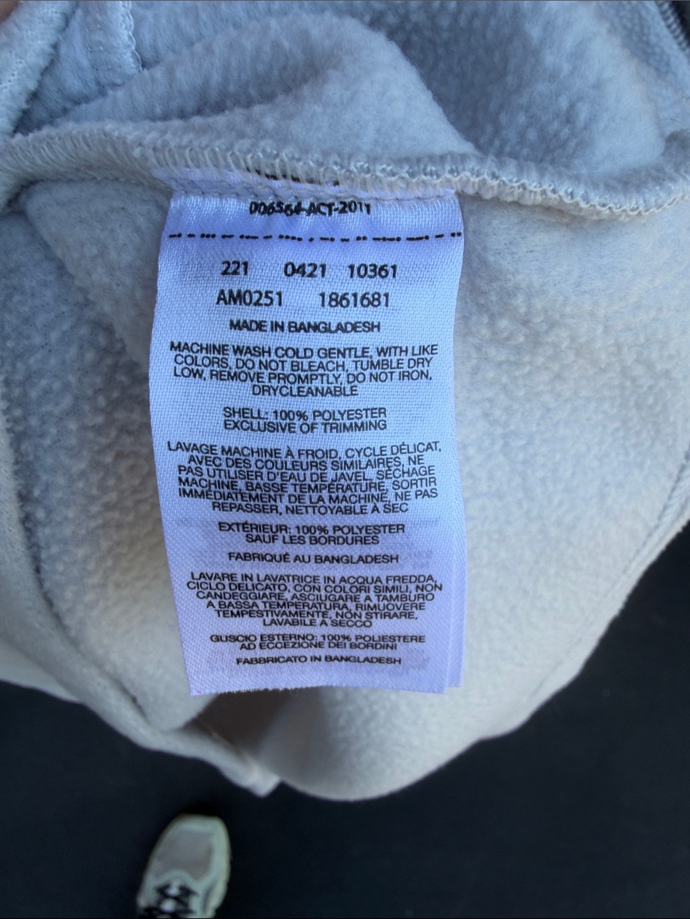 Columbia Fleece Quarter Snap Pullover M - Picture 6 of 8